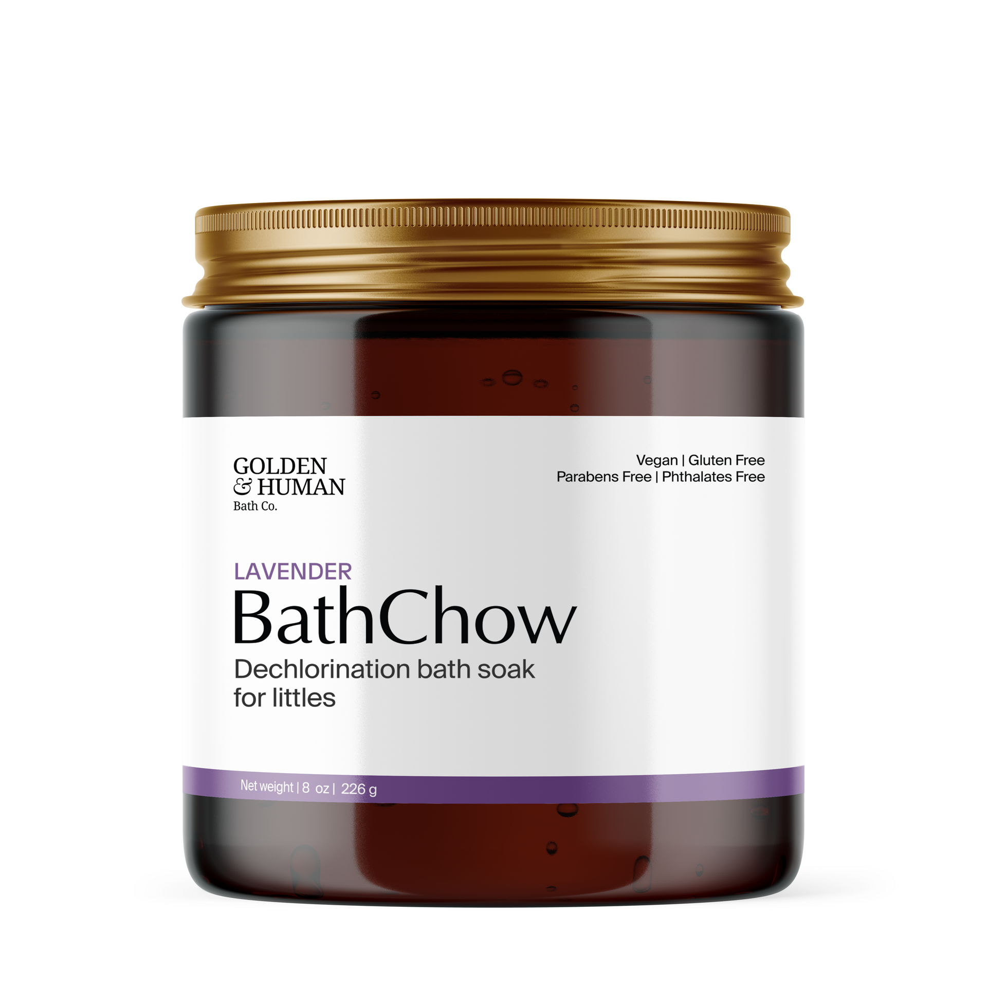 BathChow Dechlorination Bath Soak for Children - Lavender